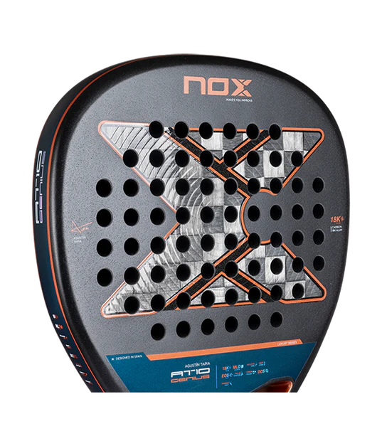 Nox AT10 Genius Attack 18K 2025 Racket Agustín Tapia